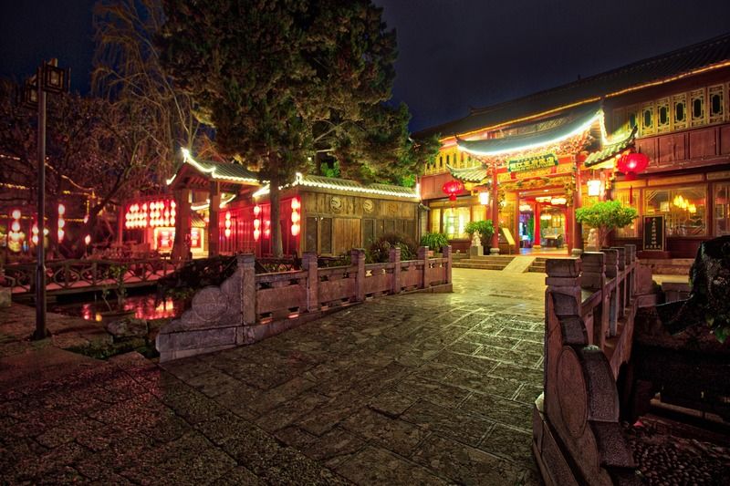 Lijiang Wangfu Hotel Esterno foto
