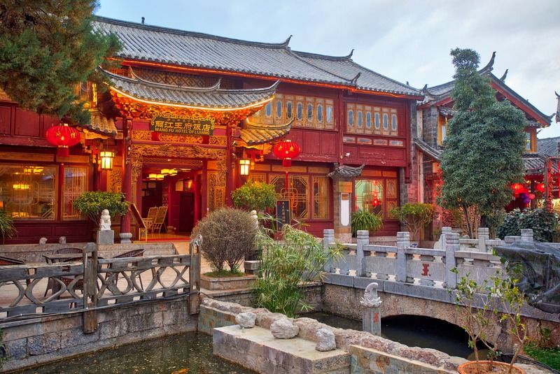 Lijiang Wangfu Hotel Esterno foto