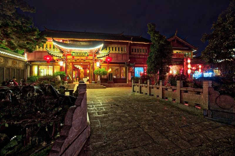 Lijiang Wangfu Hotel Esterno foto